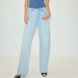 Re/Done Light Blue Flare Jeans